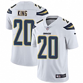Nike Men & Women & Youth Chargers 20 Desmond King White NFL Vapor Untouchable Limited Jersey